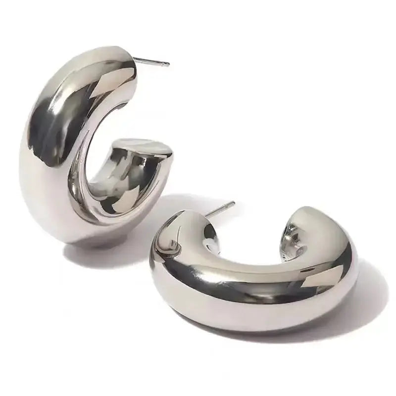 6 Piece Geometric Statement Earrings Set For Women CCB Hollow Zinc Alloy Jewelry For Daily Wear And Party