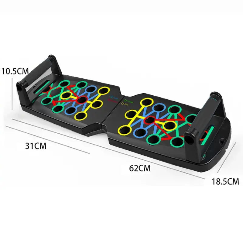 Portable Multifunctional Push Up Board Set Foldable Fitness Equipment For Chest Back Arms Abdomen Training