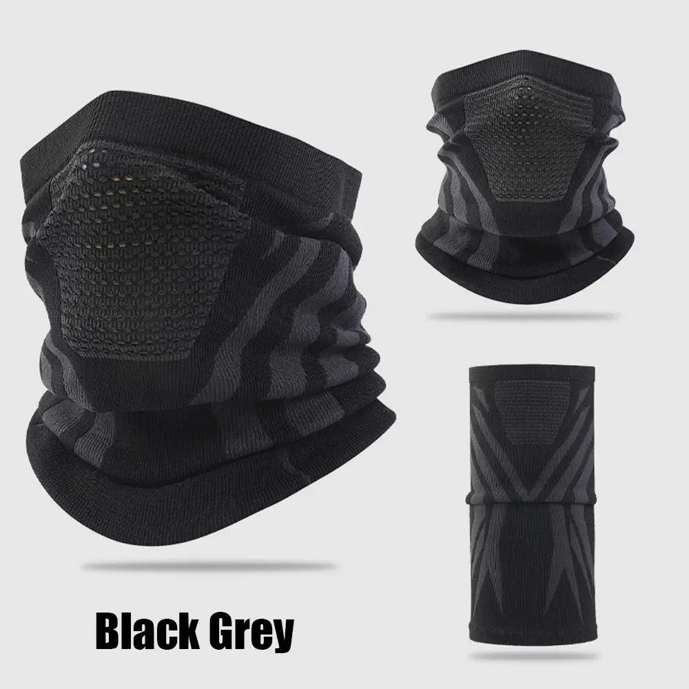 Winter Warm Skiing Mask Neck Gaiter Unisex Elastic Breathable Cycling Running Motorcycle Mask For Outdoor Sports