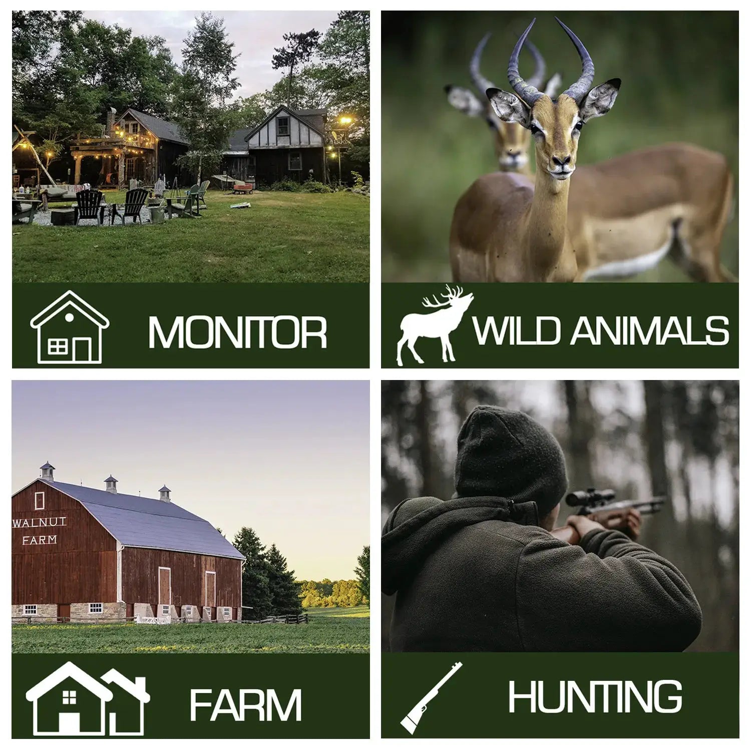 Simples Market 4K 4G wildlife hunting camera with dual lens for outdoor surveillance
