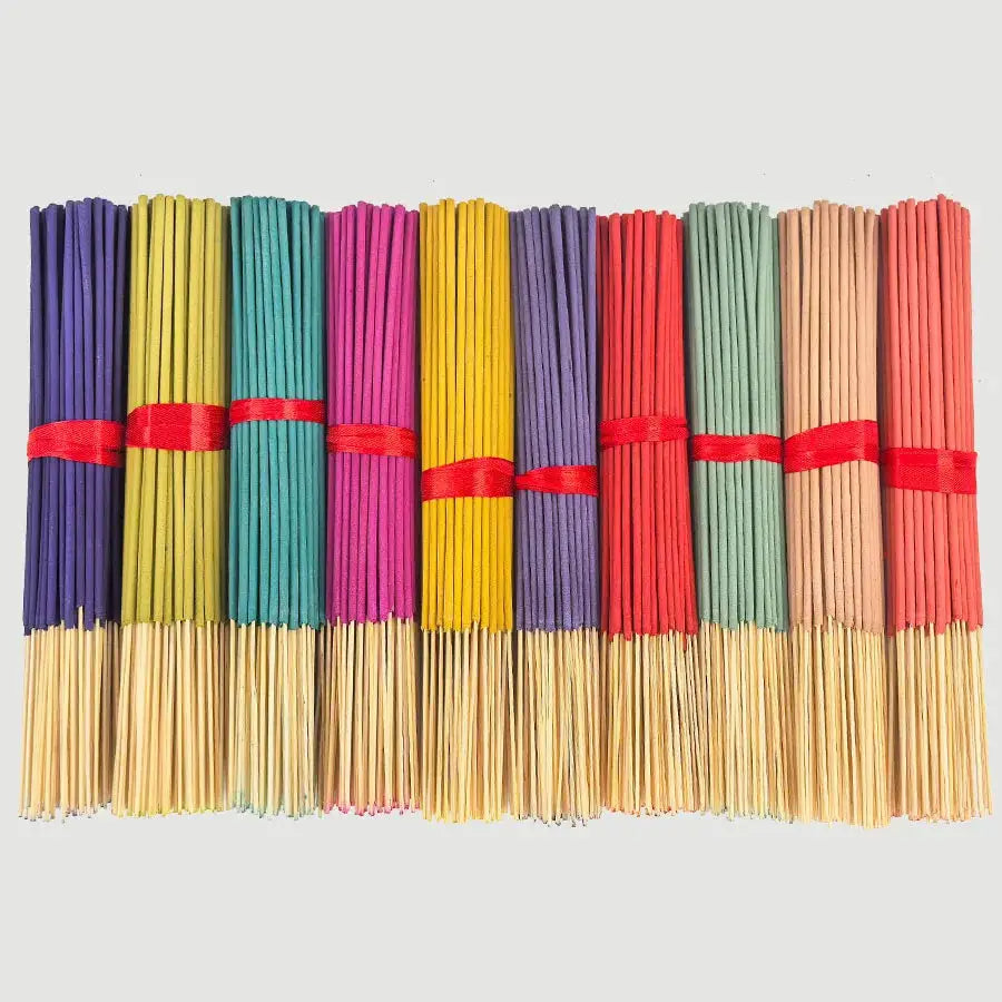 7 Sets Of 20 Incense Sticks Featuring Rose Lavender Sandalwood Jasmine Mint Cherry Blossom Herbal Dragon Bloodwood