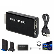 PS2 To HDMI Converter Adapter With Audio Cable Supports All PS2 Display Modes 480i 480p 576i