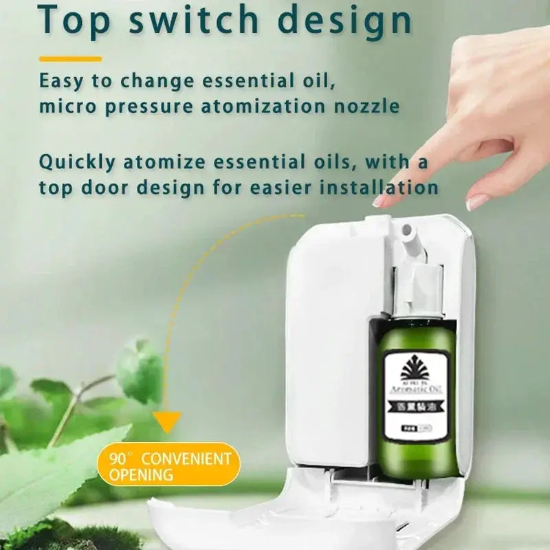 Coverage 200m³ Aroma Diffuser Machine Bluetooth APP Control Fragrance Diffuser Wall Mounted Smell Distributor For Home Fragrance