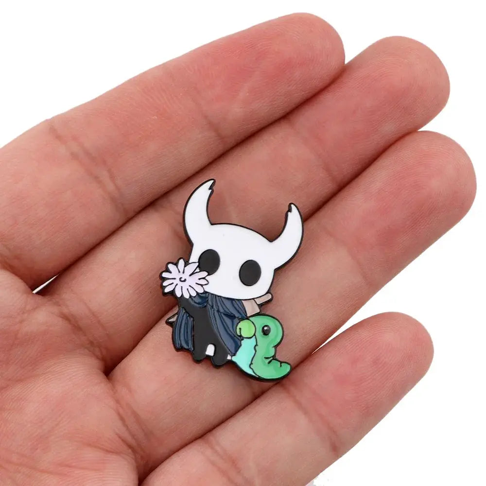 Hollow Knight Enamel Brooch Pin For Backpacks Clothing Hats Lapel Unisex Fashion Jewelry Accessory Souvenir Gift