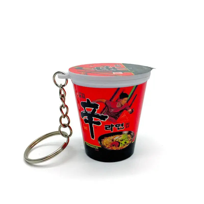 Simulation Instant Noodles Keychain Pendant For Bags Keys And Phones Cute Mini Snack Accessory Great New Year Gift