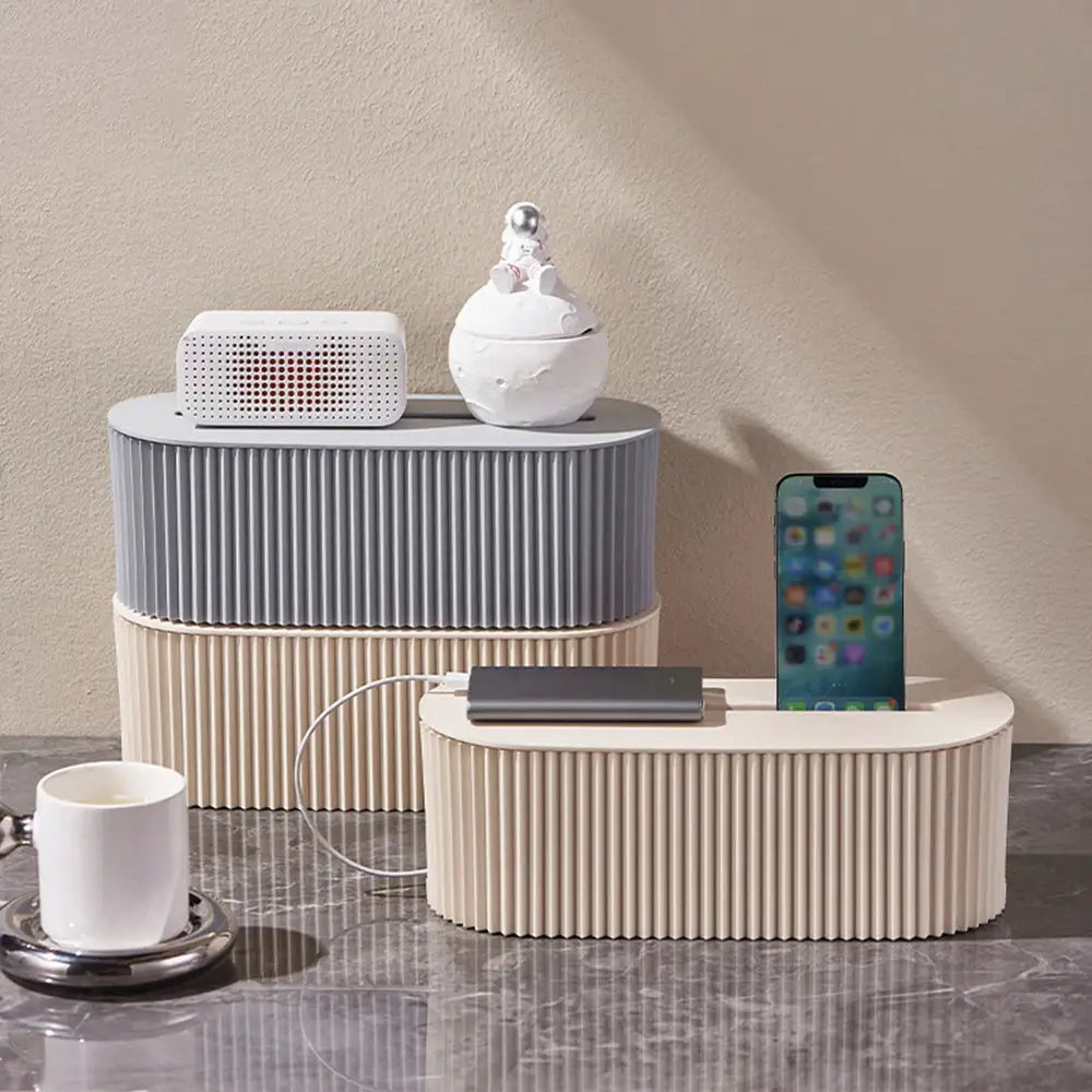 Household Socket Board Organizer Box Multi Functional Cable Management Box For Data Cables And Power Strips