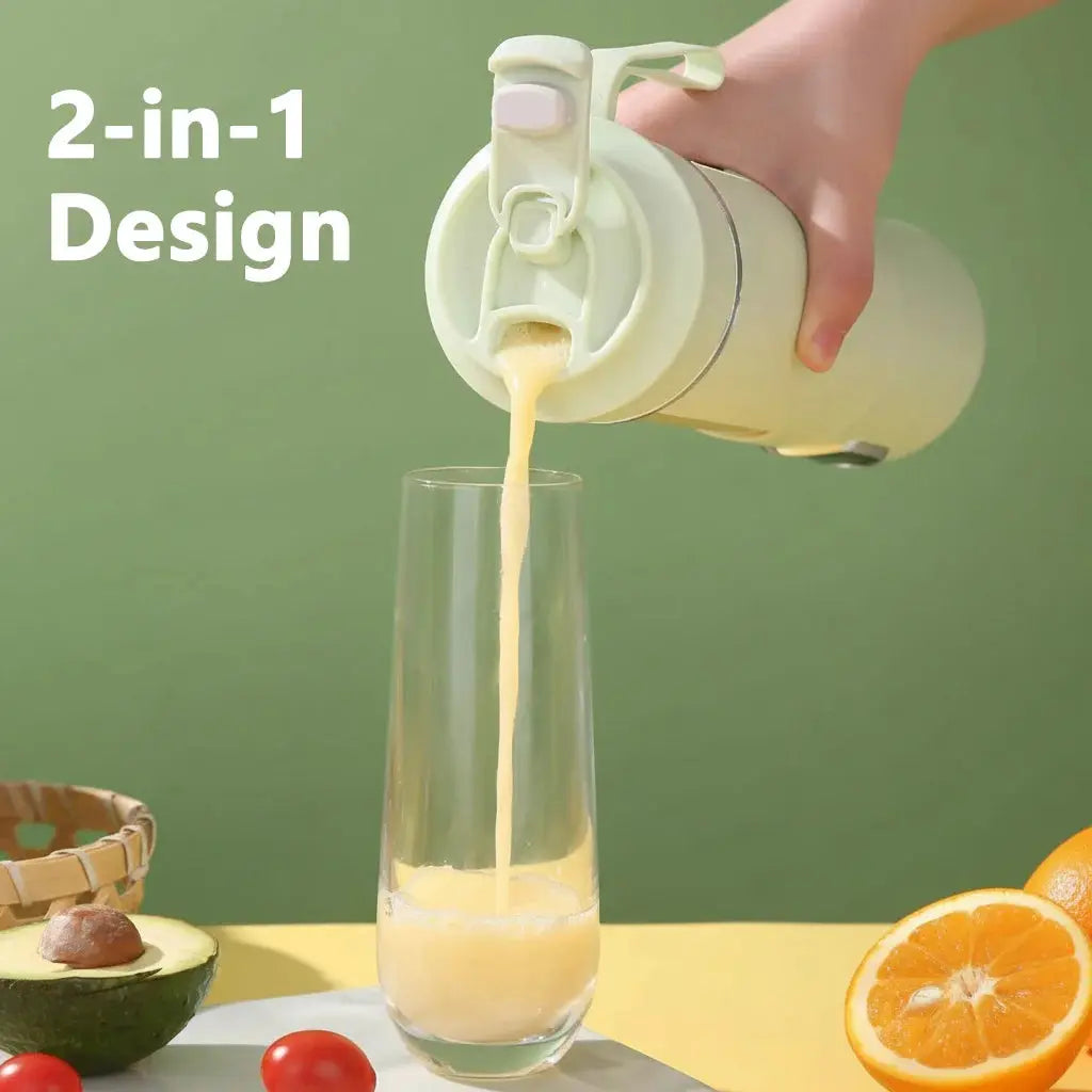 Portable Juicer Wireless USB Charging 12 Blade 4 Gears Ice Crusher