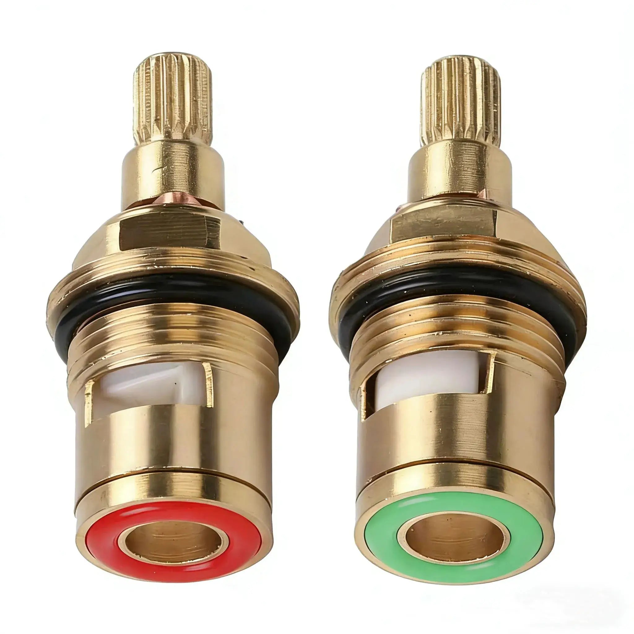 Half Inch Universal Tap Valves Brass Ceramic Disc Cartridge Inner Faucet Valve For Bathroom Clockwise Or Anti Clockwise