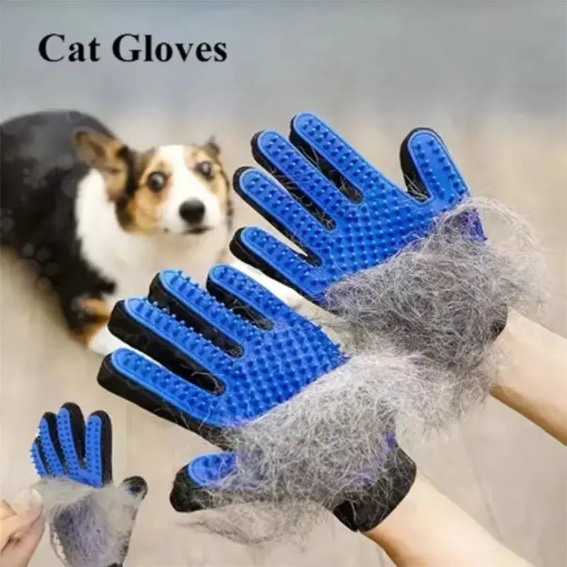 Pet Hair Glove Comb For Dog And Cat Grooming Deshedding Hair Remover Massage Brush Tool