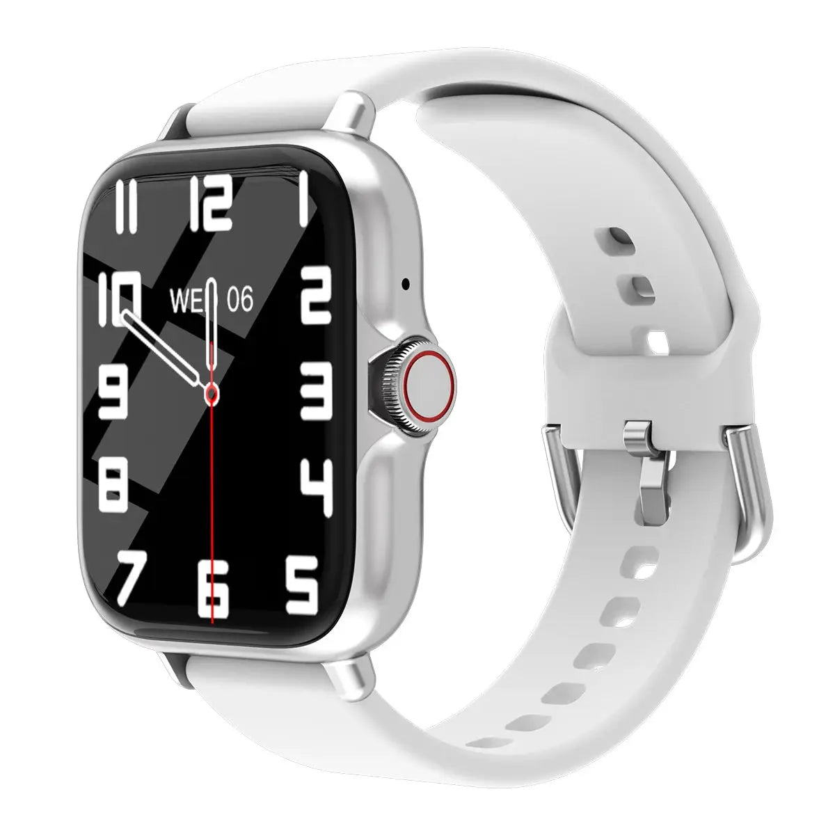 PulseTech 1.83 Inch Waterproof Smart Watch With Calls Messages Sleep Monitoring Pedometer Alerts For IPhone And Android