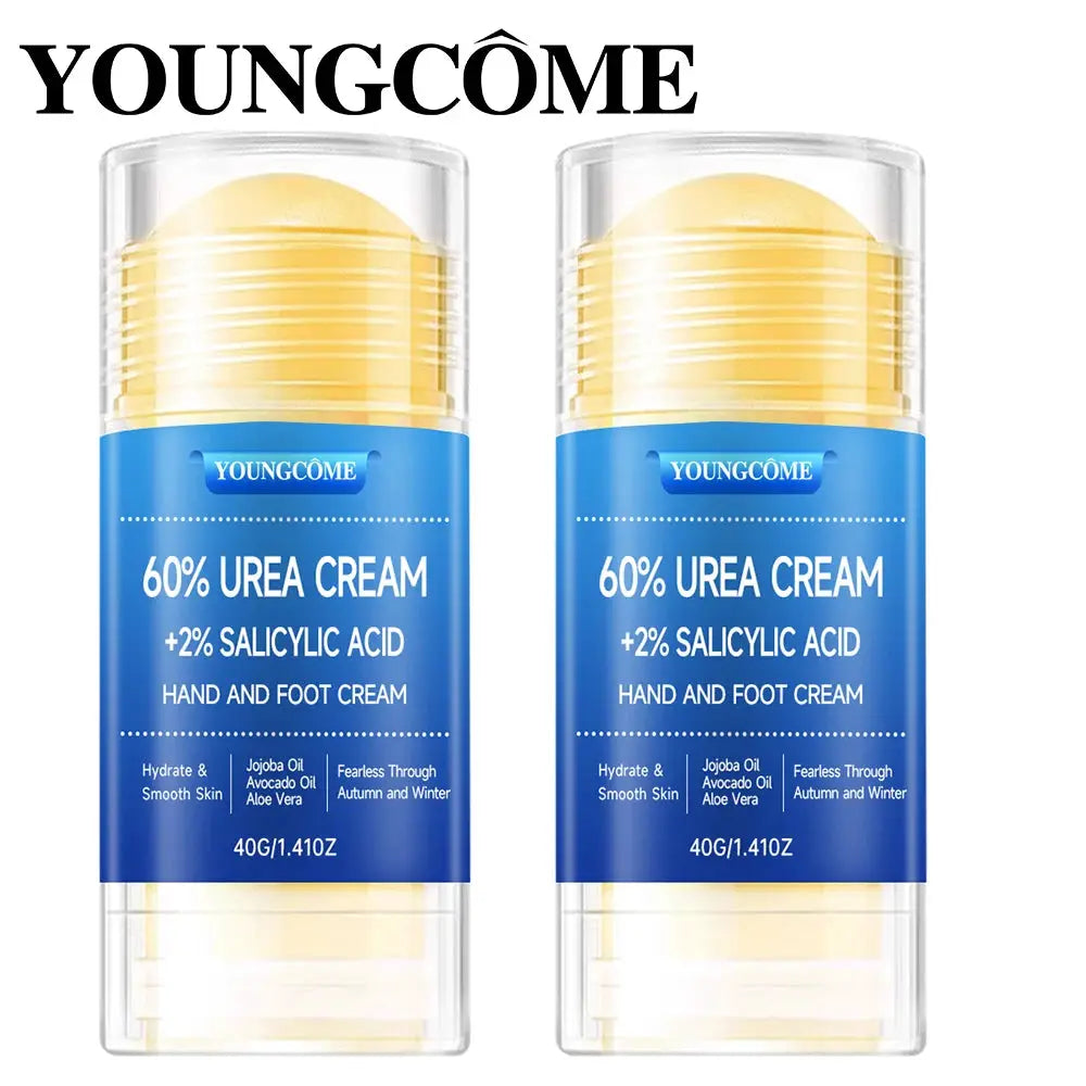 Urea Cream 60 Percent For Feet And Hands With Two Percent Salicylic Acid Maximum Strength Hyaluronic Acid Tea Tree