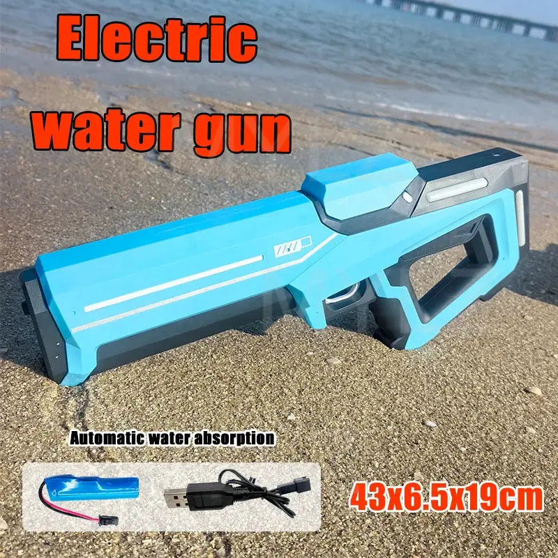 Automatic Firing High Pressure Electric Water Gun For Kids Summer Outdoor Pool Fight Games Water Toy Gift