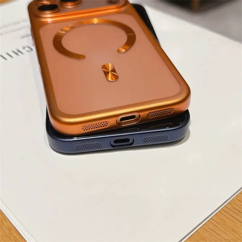LuxeCase Luxury Matte Transparent MagSafe Phone Case For iPhone 15 16 17 Slim Shockproof Protection