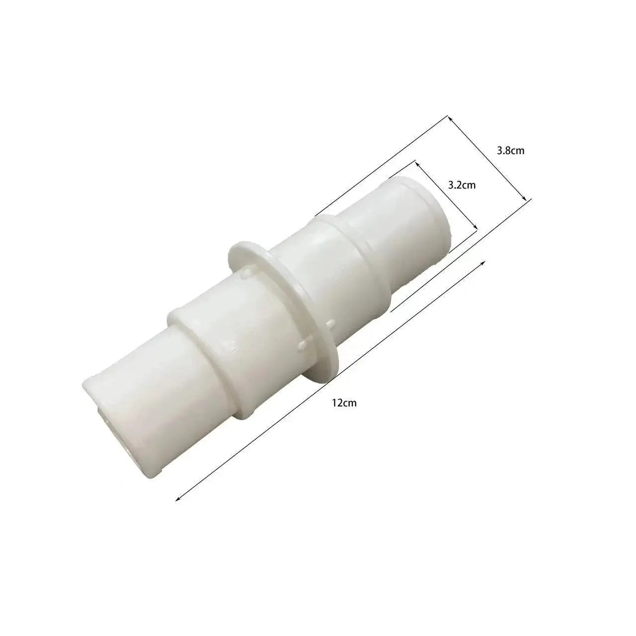 Pool Vacuum Hose Connector for One Quarter Inch and One Half Inch Hoses for Flexible Pool Maintenance