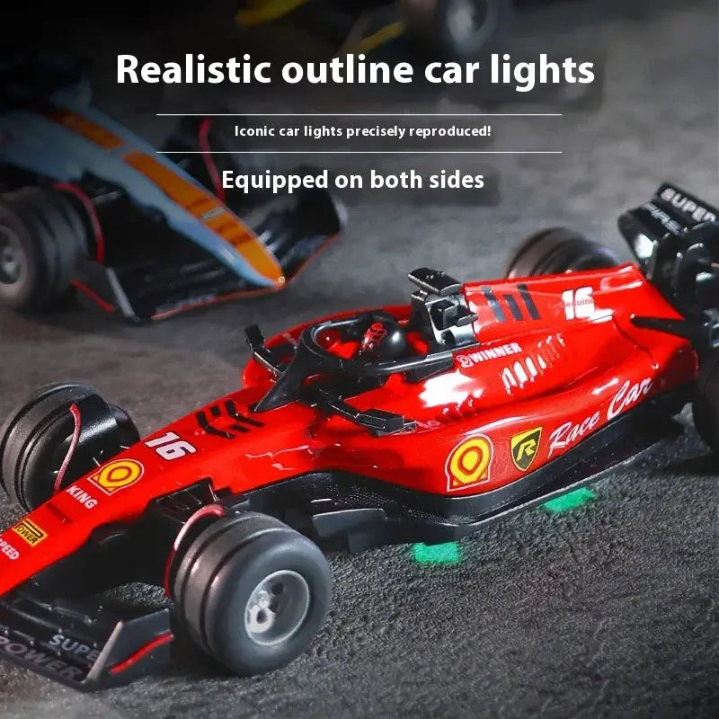 2025 New RC Car 1 64 Scale Mini Alloy Model Formula Racing Remote Control Car With Adjustable Lighting For Kids
