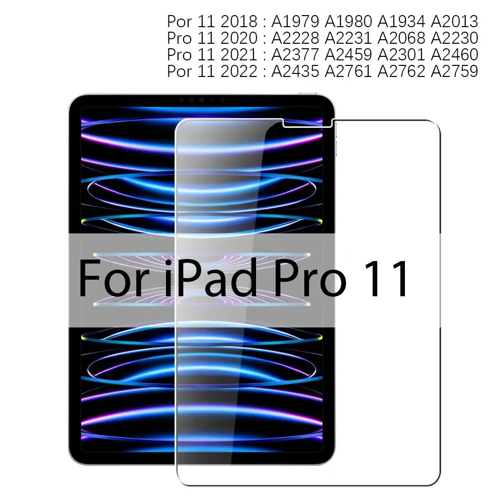 NovaShield Tempered Glass Screen Protector for iPad Pro Air Mini 11 12.9 10.2 Models Ultra Clear and Scratch Resistant