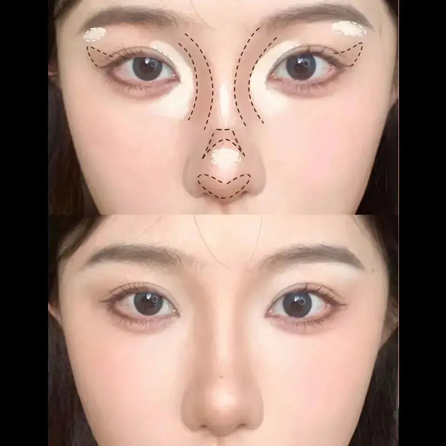 LuxeHue 9 Color Concealer Palette Waterproof Sweatproof Full Coverage Corrects Spots Acne Dark Circles Tear Troughs