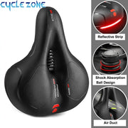 Hollow Breathable Bicycle Saddle For Men And Women MTB Road Bike Seat Shock Absorbing Comfort For Big Butt