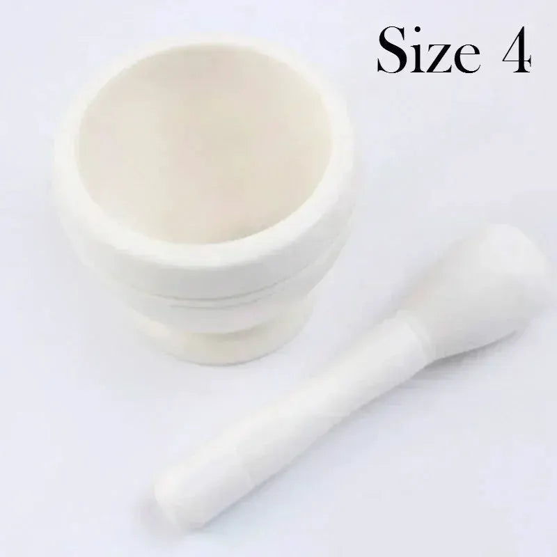 CuisineCraft Resin Mortar and Pestle Set Lightweight Durable Grinding Tool for Spices Herbs Garlic