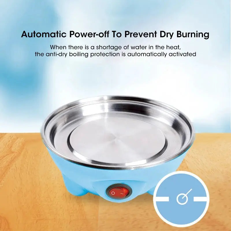 NOCCLILI Egg Cooker Automatic Power Off 7 Or More Eggs Capacity Multi Function Steamed Egg Custard Boiled Egg Machine