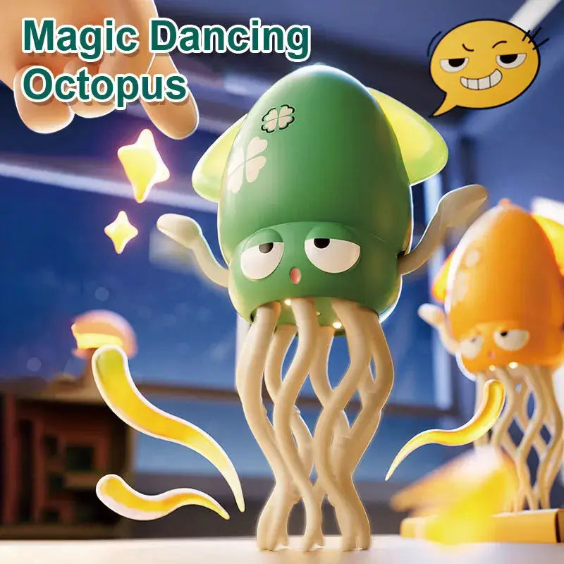 Funny Dancing Octopus Toy Crawling Auto Sensing Obstacle Avoidance Electronic Pet With Music Lights Kids Christmas Gift