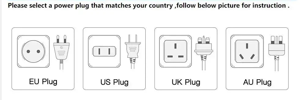WiFi 1080P HD indoor/outdoor 360-degree wireless camera by Simples Market, with EU/US/UK/AU plug adapters
