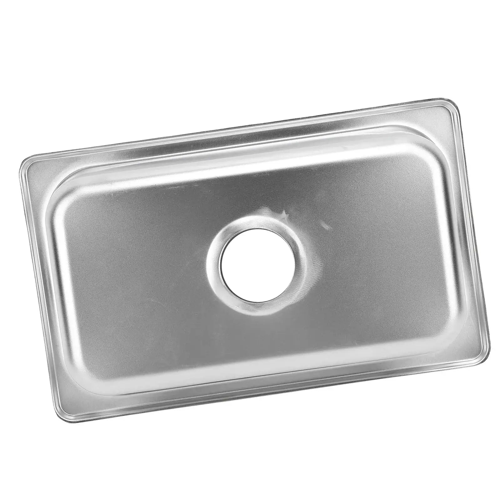 Rectangular stainless steel kitchen sink with 40mm drain outlet, Simples Market