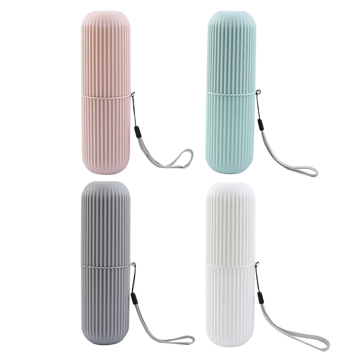 TrailGuard Portable Toothbrush And Toothpaste Case With Breathable Air Holes Keeps Bacteria Away For Travel