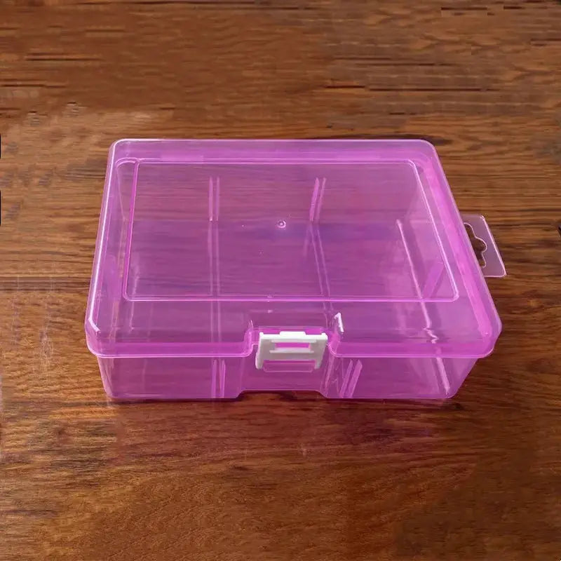 Transparent Plastic Storage Boxes For Jewelry Hardware Accessories Small Clear Organizer Case For Beads Clasps Findings