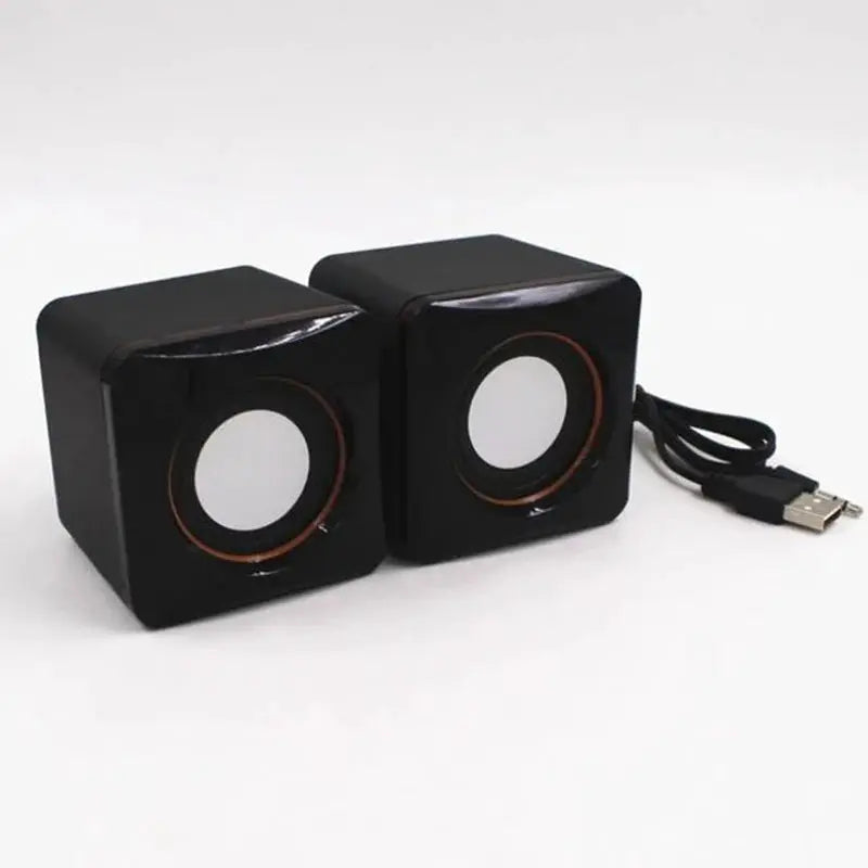 NovaSound USB External Small Speaker For Desktop And Laptop Clear Stereo Sound With Easy USB And 3.5mm Connection