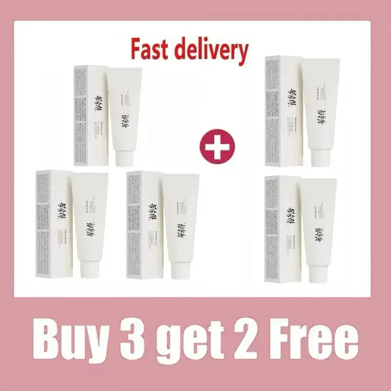 Korean Rice Extract Cream SPF50 Plus Hydrating Concealer for Brightening and Evening Skin Tone Lightweight Long Lasting