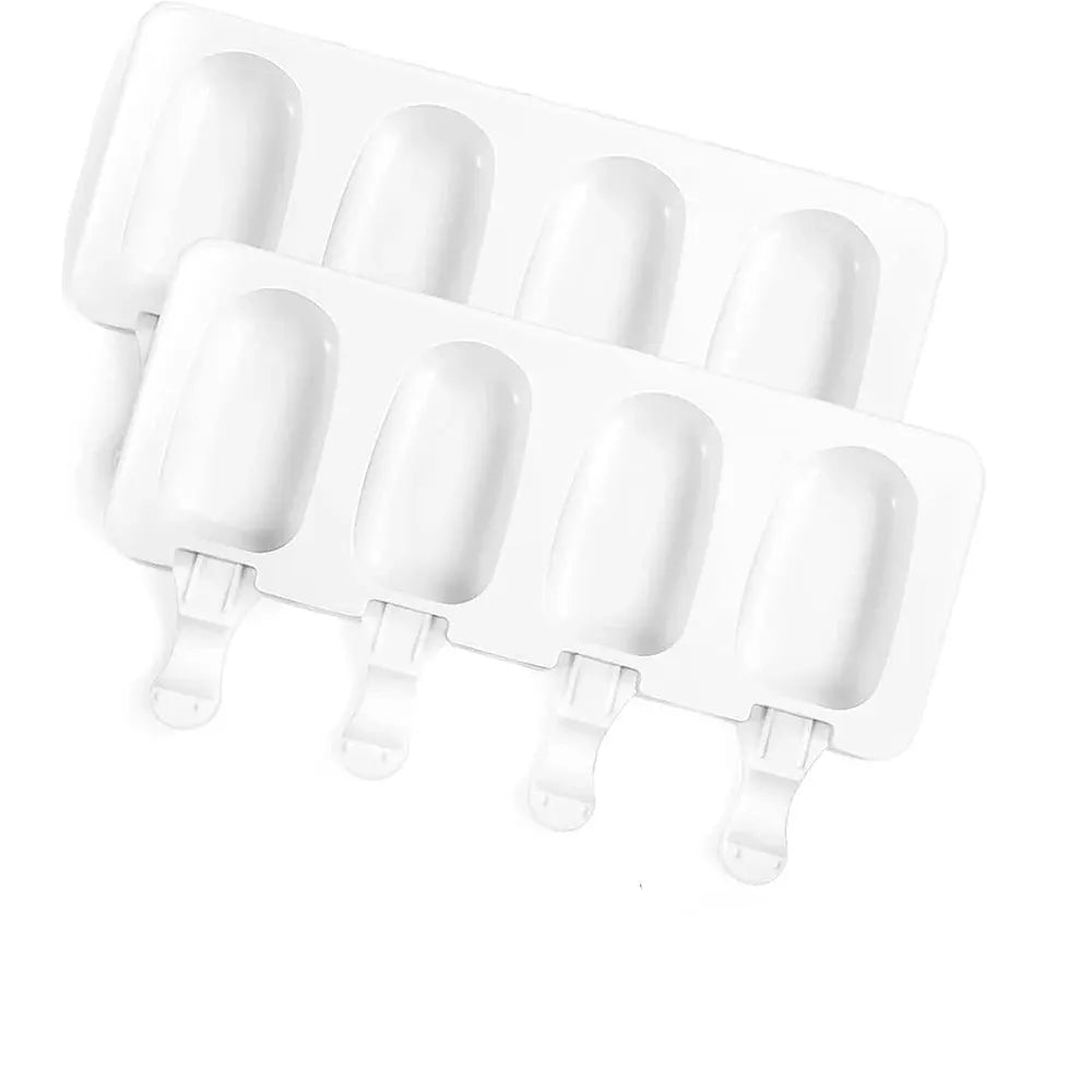 Silicone Ice Cream Mold Set For DIY Popsicles And Frozen Treats Cube Maker Tray For Fruit Juice And Yogurt