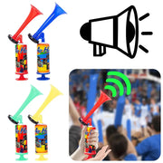Portable Air Horn With Hand Pump Loud Stadium Sound for Soccer Events