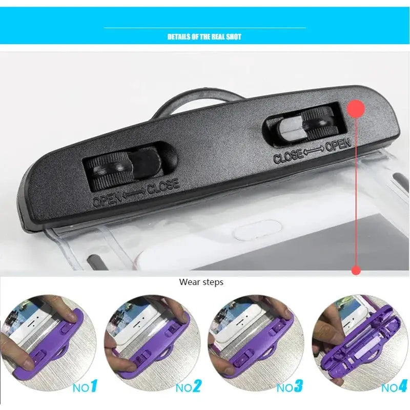Floating Airbag Waterproof Swim Bag Phone Case For iPhone 11 12 13 14 Pro Max Samsung S23 Xiaomi 13 Huawei P30 Lite