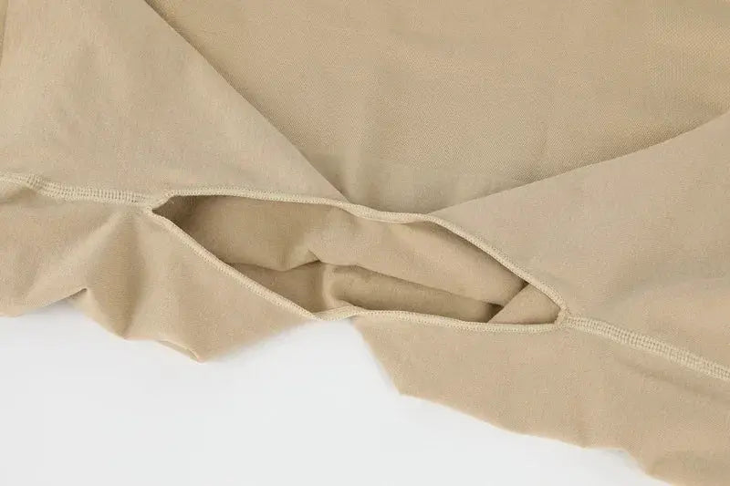 Men's full-body shaper sleeveless slimming vest, beige seamless compression shapewear for tummy control.