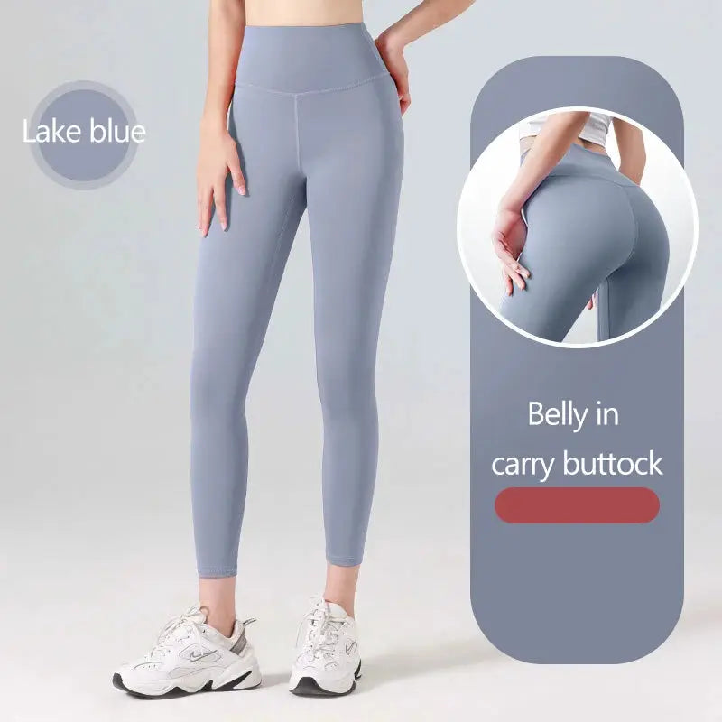 Ribbed High Waisted Yoga Pants For Women Seamless Leggings With Tummy Control For Running And Training