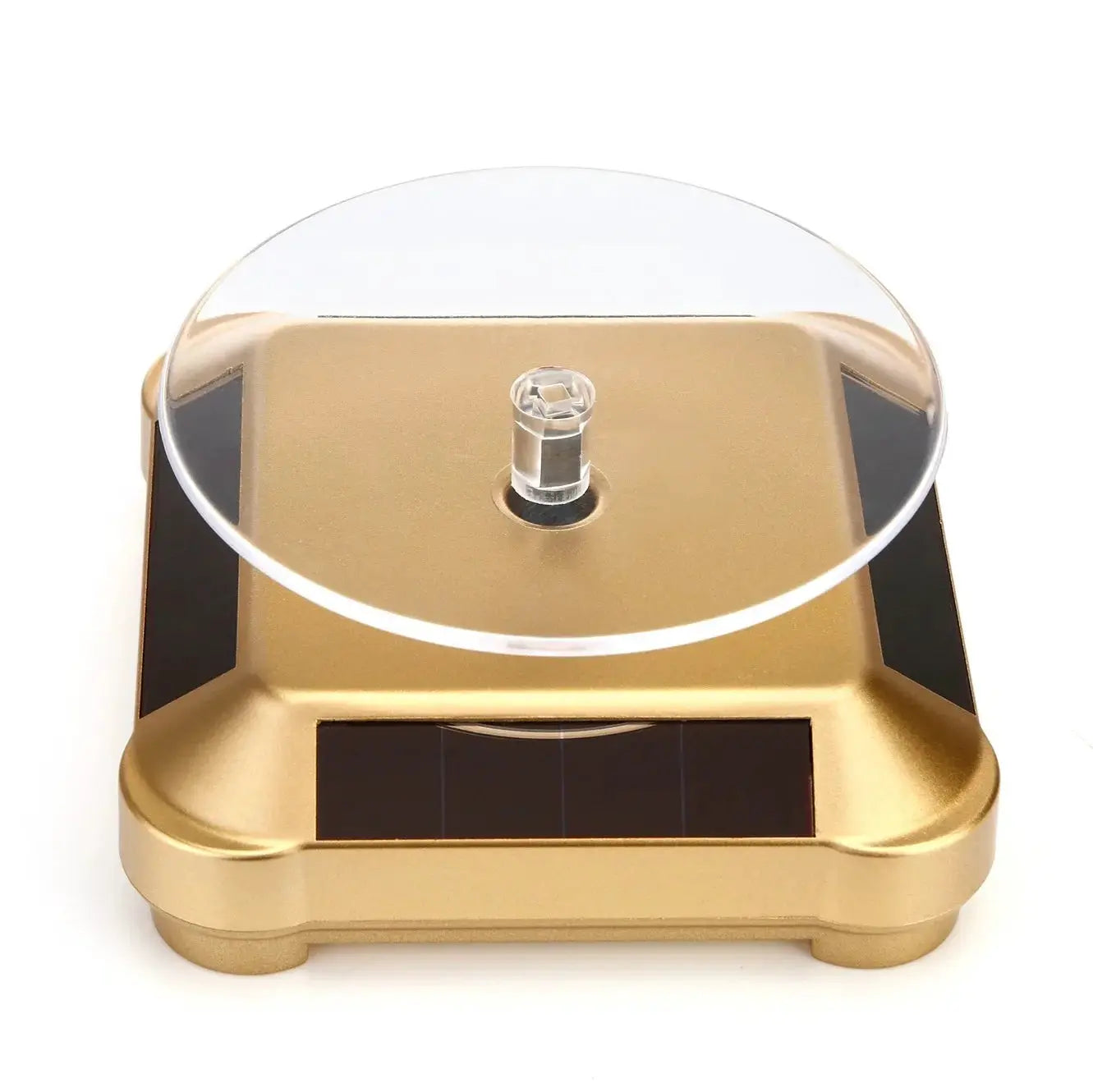 Solar Showcase 360 Degree Automatic Rotating Jewelry Display Stand For Necklace Bracelet Watch And Phone