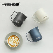 MHW3BOMBER Turbo Milk Frothing Pitcher 350ml 450ml Stainless Steel Professional Home Barista Kitchen Accessory