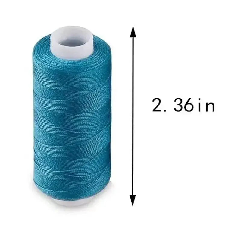 24 Color 100 Percent Polyester Sewing Thread Set For Machine And Hand Embroidery About 40 Meters Per Roll