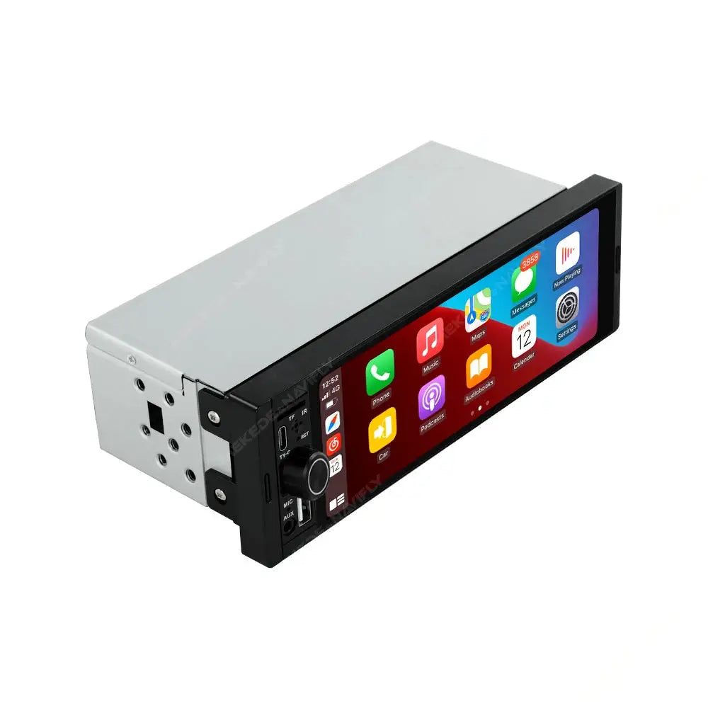MEKEDE 6.86-inch 1Din car stereo with CarPlay/Android Auto, MP5 multimedia player, Bluetooth FM, USB-C plug