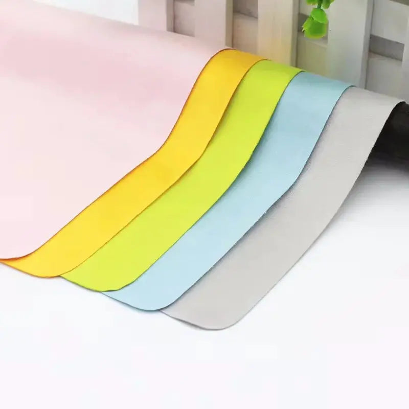 5 Pack Microfiber Glasses Cleaning Cloths For Lenses Screens And Phone Displays Gentle Scratch Free Cleaning Wipes