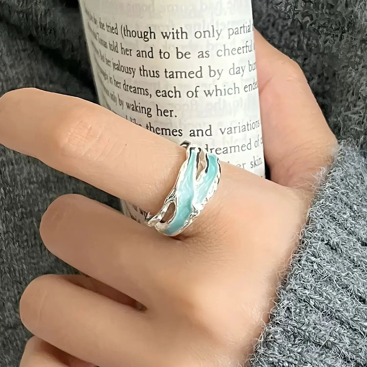 925 Sterling Silver Love Heart Ring With Hanadama Pearl For Women Gift Jewelry Birthday