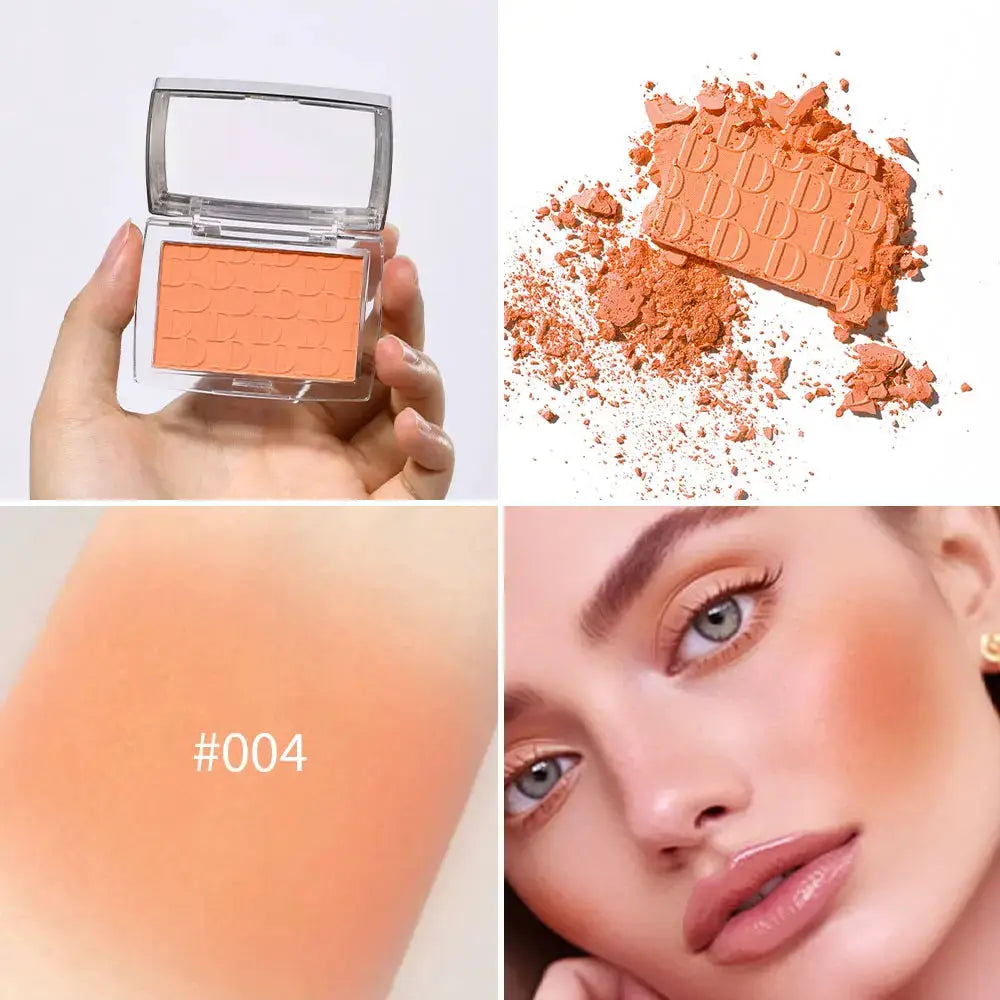Brand Face Matte Blush Palette Natural Rosy Tint For Brightening And Contouring Finish