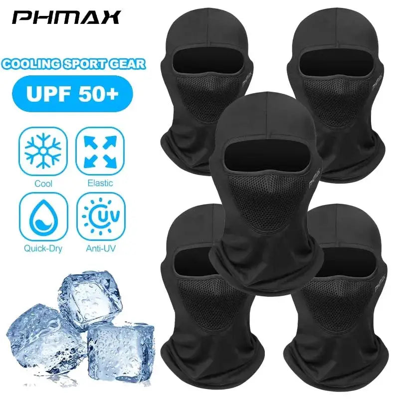 PHMAX Motorcycle Riding Mask Wind Protection Breathable Full Face Mask Balaclava Hat Scarf Hood Moto Biker Wind Cap