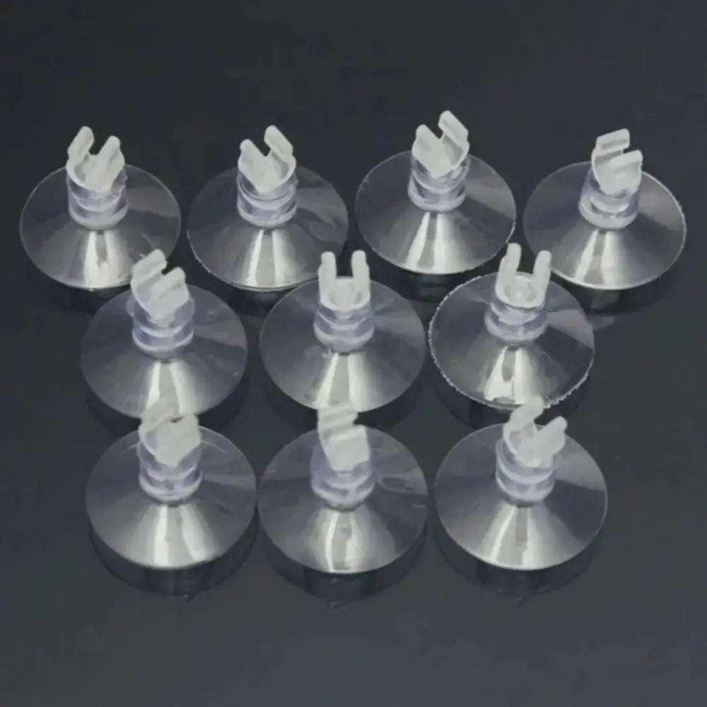 Rubber Aquarium Suction Cup Holders For Air Hoses And Oxygen Tubes 5 Or 10 Pack Durable PVC
