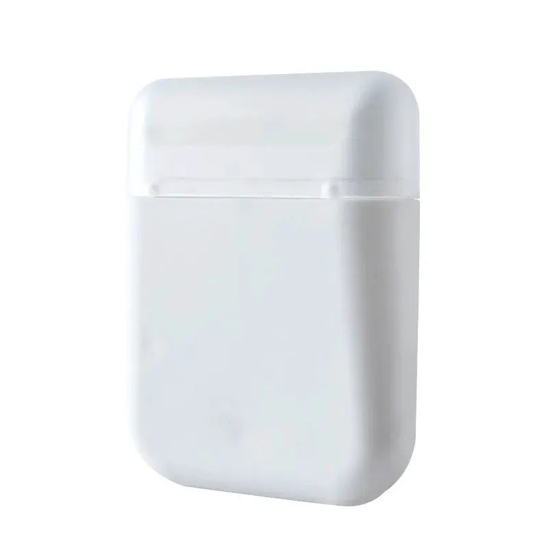 Portable lint remover tool in white plastic case with lid by Simples Market
