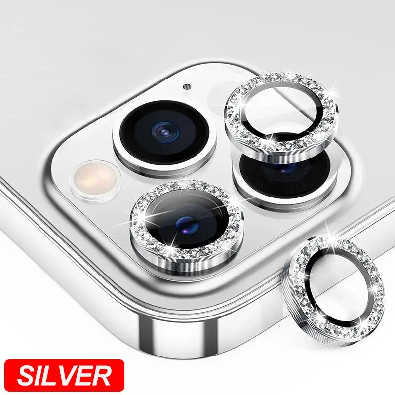 DiamondGuard Camera Lens Protector For iPhone 17 Pro Max 14 Plus And 15 Plus Series Diamond Metal Protective Glass