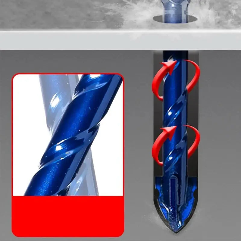 High Hardness Eccentric Drill Bit Glass Tile Ceramic Wood 6mm 8mm 10mm 12mm Precision Cutting Tool