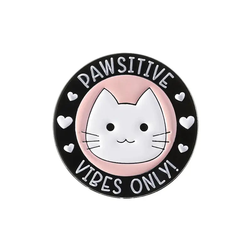 Certified Cat Lady Enamel Pin Cute Kitten Lapel Brooch Cartoon Jewelry Gift For Cat Lovers Friends Kids