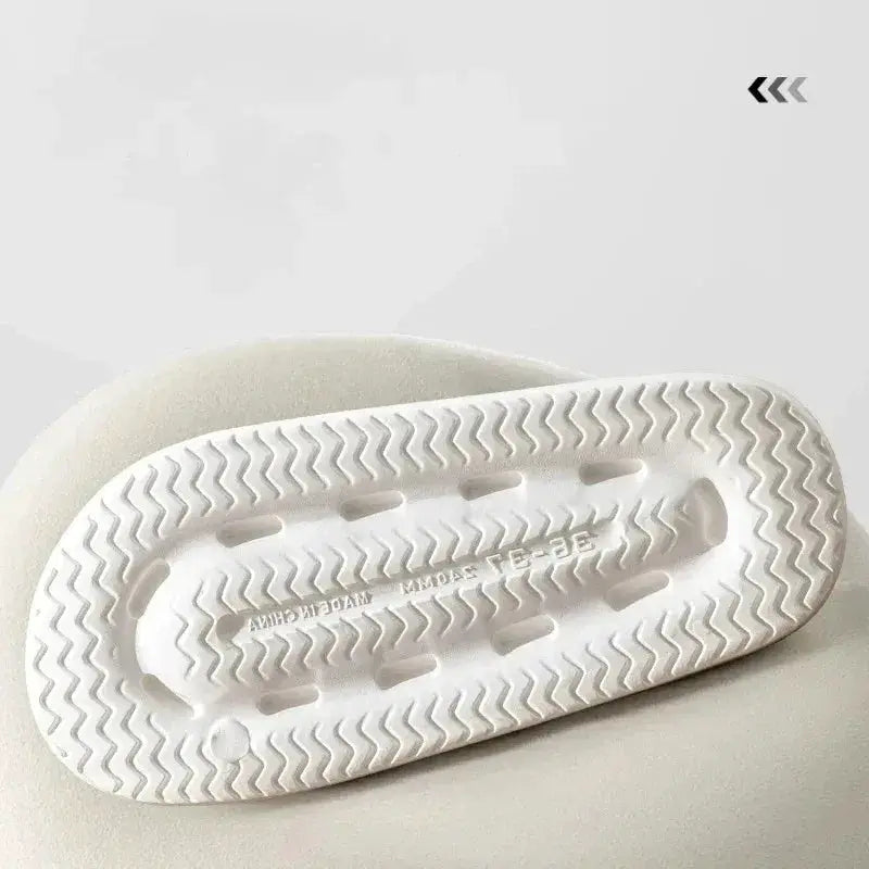 Cloud Cushion Slides For Men Ultra Soft Thick Platform Non Slip Indoor Outdoor Home Slippers